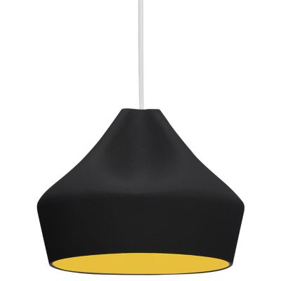 Pleat Box 24 Pendant (Black with Gold) - OPEN BOX RETURN