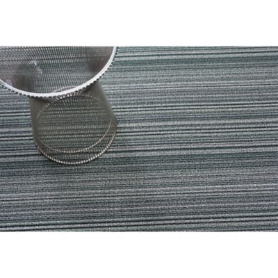 Skinny Stripe Shag Door Mat by Chilewich at
