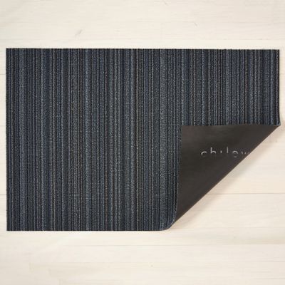 Skinny Stripe Shag Indoor/Outdoor Mat