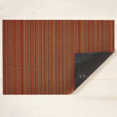 Skinny Stripe Shag Indoor/Outdoor Mat