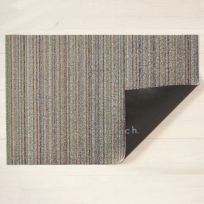 Skinny Stripe Shag Indoor/Outdoor Mat