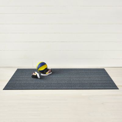 Skinny Stripe Shag Indoor/Outdoor Mat