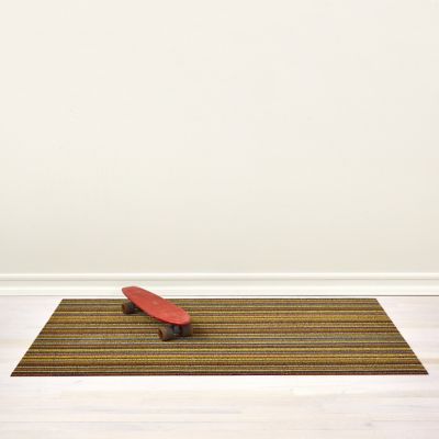 Skinny Stripe Shag Indoor/Outdoor Mat