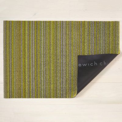 Skinny Stripe Shag Indoor/Outdoor Mat