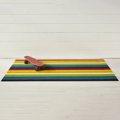 Bold Stripe Shag Doormat