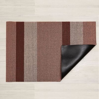 Bold Stripe Shag Indoor / Outdoor Mat