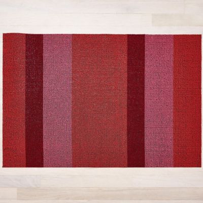 Bold Stripe Shag Indoor / Outdoor Mat