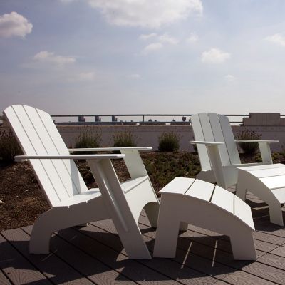 Adirondack 4 Slat Tall Ottoman by Loll Designs at Lumens.com