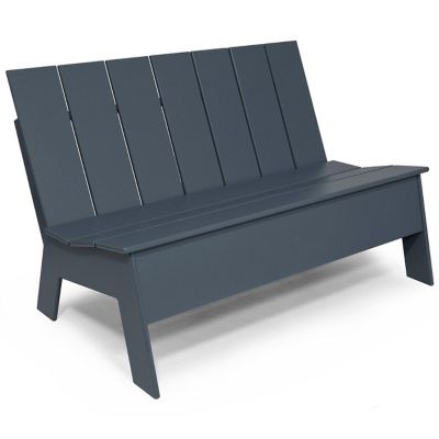 Picket Outdoor Low Back Double Chair
