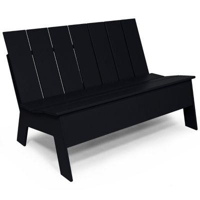 Picket Outdoor Low Back Double Chair