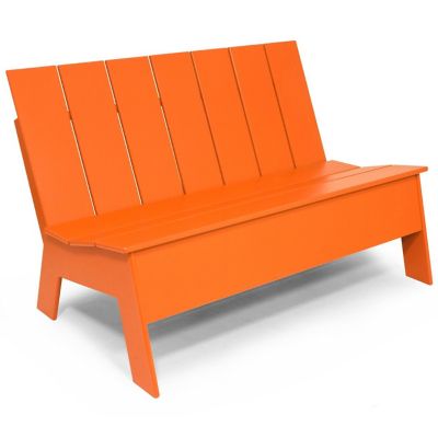 Picket Outdoor Low Back Double Chair