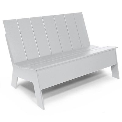 Picket Outdoor Low Back Double Chair