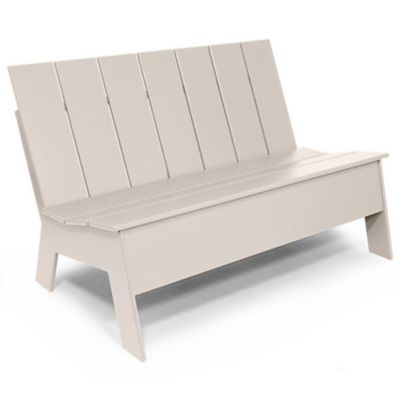 Picket Outdoor Low Back Double Chair
