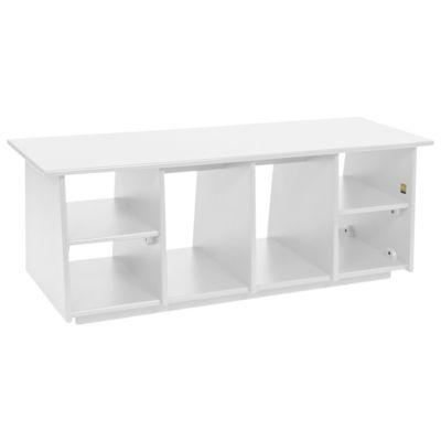 Cubby Bench with Boot Holes