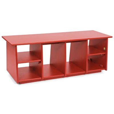 Cubby Bench with Boot Holes
