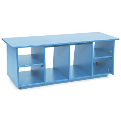 Cubby Bench with Boot Holes