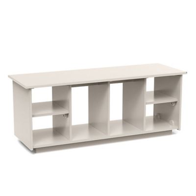 Cubby Bench with Boot Holes