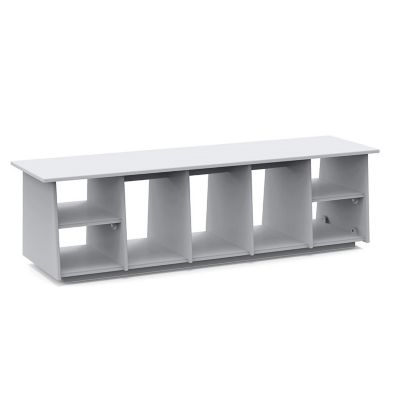 Cubby Bench with Boot Holes