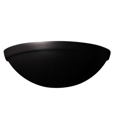 Rimmed Quarter Sphere Wall Sconce