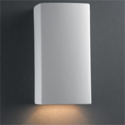 Rectangle Outdoor Wall Sconce by Justice Design Group at