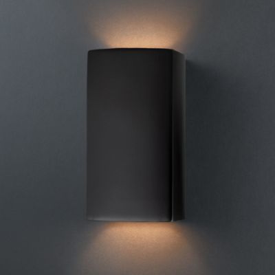 Rectangle Outdoor Wall Sconce by Justice Design Group at