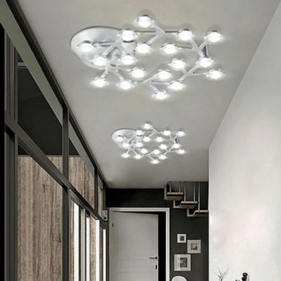 LED Net Circle Ceiling Light by Artemide at