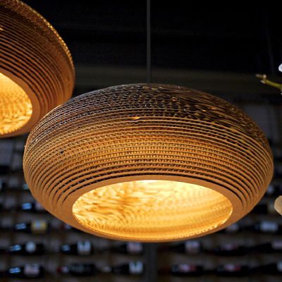 Shown in Natural finish, lit, in use
