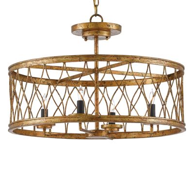Crisscross Semi-Flushmount/Pendant