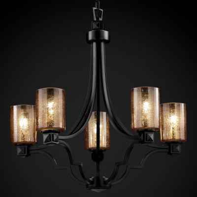 Fusion Mercury Glass Argyle Chandelier