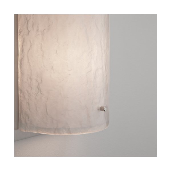 Textured Glass Cover Wall Sconce