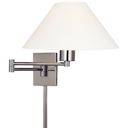 Boring Swing-Arm Wall Lamp(Nickel/Stretched Oyster)-OPEN BOX