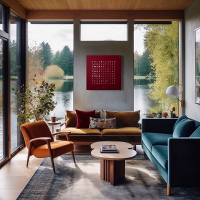 Shown in Red Pepper Powder Coated Steel, English, in use