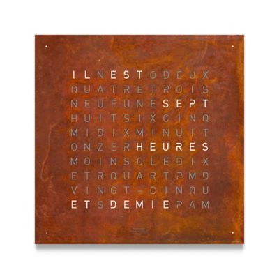 EARTH Creator's Edition Rust Wall Clock