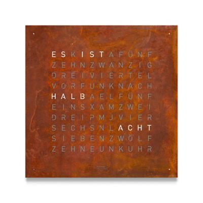 EARTH Creator's Edition Rust Wall Clock