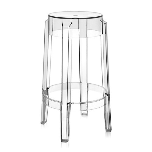 Charles Ghost Stool (Crystal/Counter) - OPEN BOX RETURN