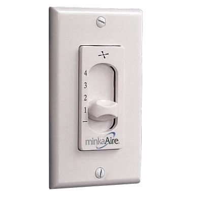 Wall Mount Wired Fan Control WC105 (White) - OPEN BOX