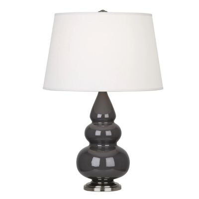 Small Triple Gourd Table Lamp with Metal Base