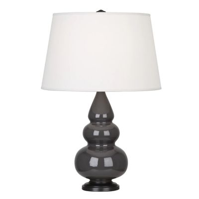 Small Triple Gourd Table Lamp with Metal Base