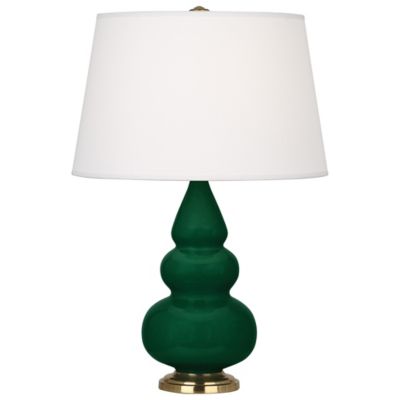 Small Triple Gourd Table Lamp with Metal Base