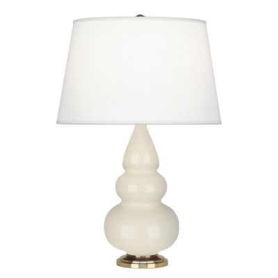 Small Triple Gourd Table Lamp with Metal Base