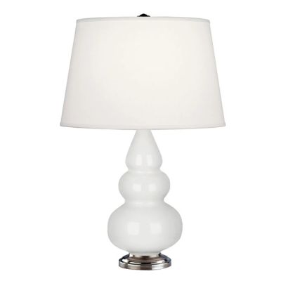 Small Triple Gourd Table Lamp with Metal Base