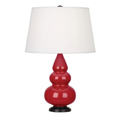 Small Triple Gourd Table Lamp with Metal Base