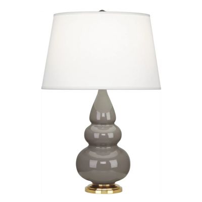 Small Triple Gourd Table Lamp with Metal Base