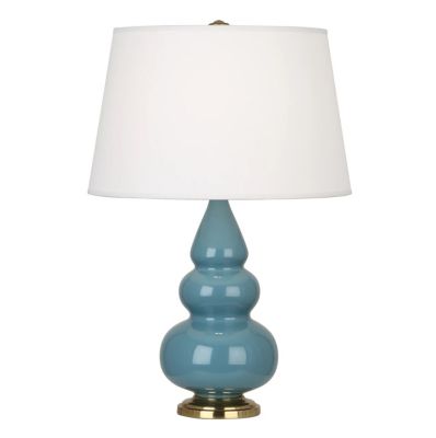 Small Triple Gourd Table Lamp with Metal Base