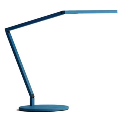 LimeLights 17.25-in Adjustable Blue Swing-arm Desk Lamp with Plastic Shade  in the Desk Lamps department at