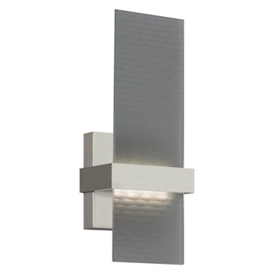 Mura Wall Sconce by Tech Lighting at Lumens.com nickel frost diagram 