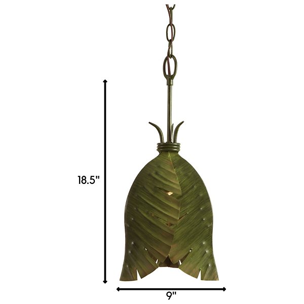 Banana Leaf Mini Pendant