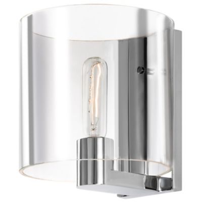 Delano Wall Sconce (Polished Chrome|Clear) - OPEN BOX