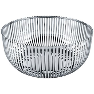 Alessi Twist Again Fruit Holder in 18/10 Stainless Steel Mirror Polished,  Silver