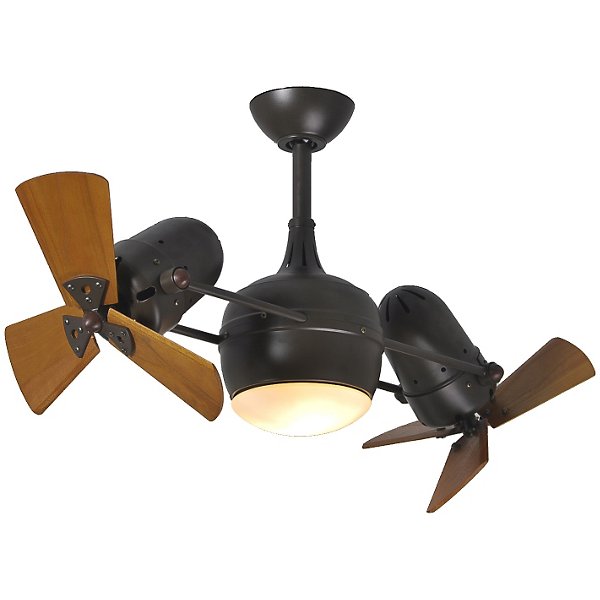 Dagny Dual Rotational Ceiling Fan with LED Light Kit